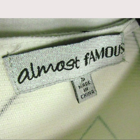 Almost Famous Dress Size S Multi Color Stripes - Picture 3 of 4